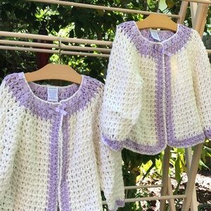 Twin cardigan sweaters dress up.12-18 mos Like new